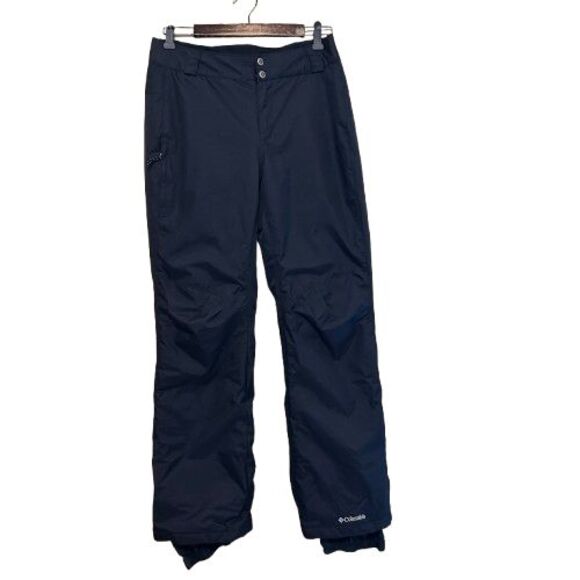 Columbia Snow Pants Womens Medium Black Nylon Omni-Tech Ski Snowboard Pants - Picture 1 of 8